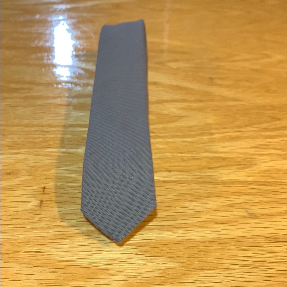 Classic Gray Tie with Professional Matte Finish